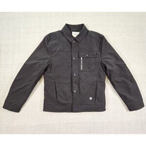 Flag & Anthem Coat Men's Small Black Full Zip Insulated Old Money NWOT 4 Pockets